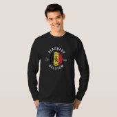 BLAUWPUTベルギー国旗のバッジヴィンテージ Tシャツ (正面フル)