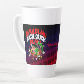 Blaw、Blaw、吸、吸、Blaw、 カフェラテマグ (左アングル)