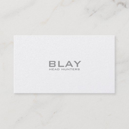 BLAYのヘッドハンター 名刺 (正面)