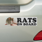 (Blazed) Rats on board バンパーステッカー (車上)