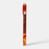 Blazing Fire Dragon | Mythical Flame Dragon Fantas iPhone 15ケース (左側面)