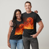 Blazing Fire Dragon | Mythical Flame Dragon Fantas Tシャツ (ユニセックス)