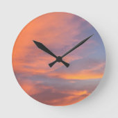 BLazing FireSky ラウンド壁時計 (正面)