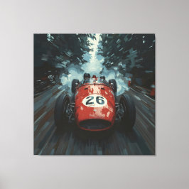 Blazing Trail: Car 26 Unleashed キャンバスプリント