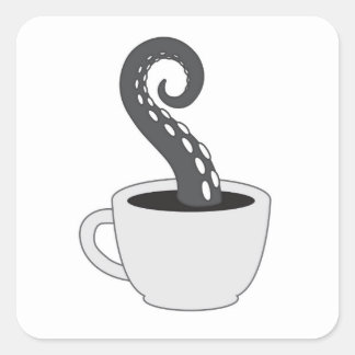 BLCロゴステッカー、白 スクエアシール