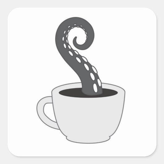 BLCロゴステッカー、白 スクエアシール (正面)