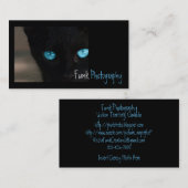 BLCBEの黒猫の青い目 名刺 (正面/裏面)