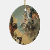 Bleに肩甲骨を与えているCarmelのヴァージン セラミックオーナメント (右)