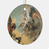 Bleに肩甲骨を与えているCarmelのヴァージン セラミックオーナメント (左)