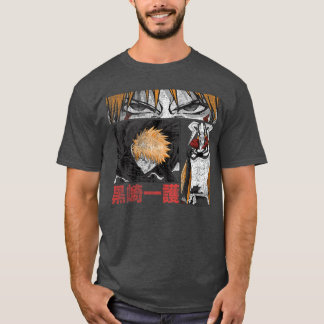 Bleach Graphic Ichigo Comic Book Style Anime Tシャツ
