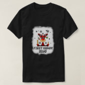 Bleached First Grade Squad Reindeer Funny Teacher  Tシャツ (デザイン正面)
