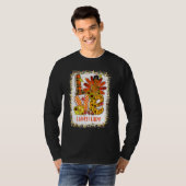 Bleached Love Turkey Lunch Lady Thanksgiving Fall  Tシャツ (正面フル)