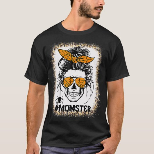 Bleached Momster Sugar Skull Mom Halloween Party C Tシャツ (正面)