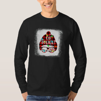 Bleached Oh Fudge Merry Christmas Red Plaid Tシャツ