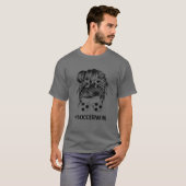 Bleached Soccer Mom Messy Bun Soccer Lover Tシャツ (正面フル)