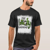 Bleached St Patricks Day Leopard One Lucky Nanny Tシャツ (正面)