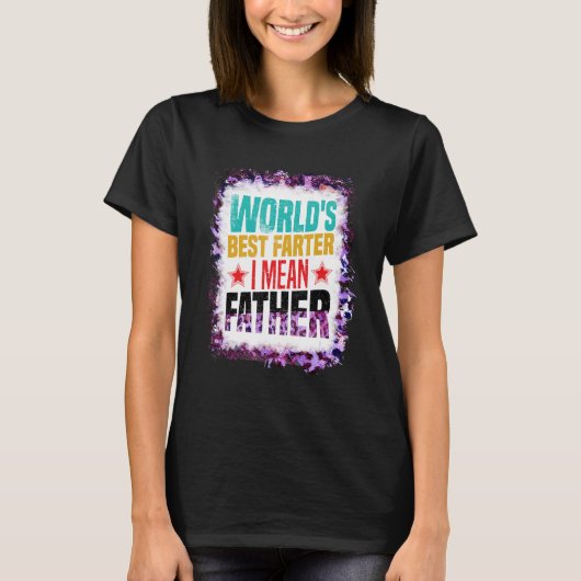 Bleached Worlds Best Farter I Mean Father  Women Tシャツ (正面)