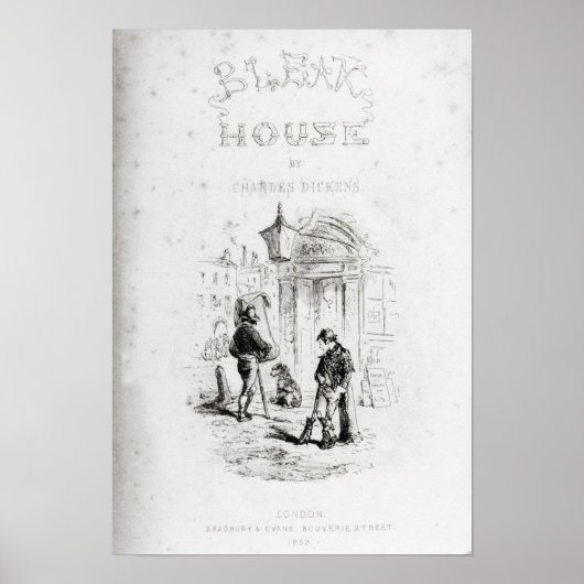 「Bleak House」のタイトルページ ポスター (正面)