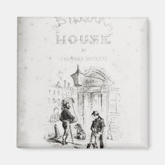 「Bleak House」のタイトルページ マグネット (正面)