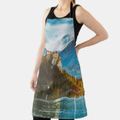 Bled Castle：スロベニアの崖を見下ろす。 エプロン (インサイチュ)