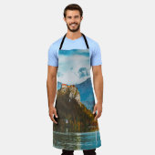 Bled Castle：スロベニアの崖を見下ろす。 エプロン (着用した状態)