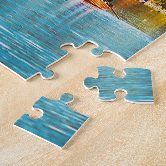 Bled Castle:スロベニアの崖を見下ろす。 ジグソーパズル (側面)