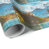 Bled Castle:スロベニアの崖を見下ろす。 ラッピングペーパー (ロールコーナー)