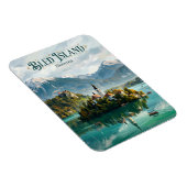 Bled Island Slovenia マグネット (右側)