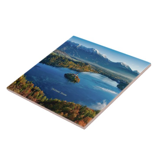 Bled Island, Slovenia, scenic タイル (側面)