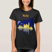 Bled、Lake Reflections Tシャツ (正面)