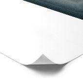 Bled lake, view from above with the castle ポスター (角)