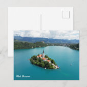 Bled Slovenia シーズンポストカード (正面/裏面)