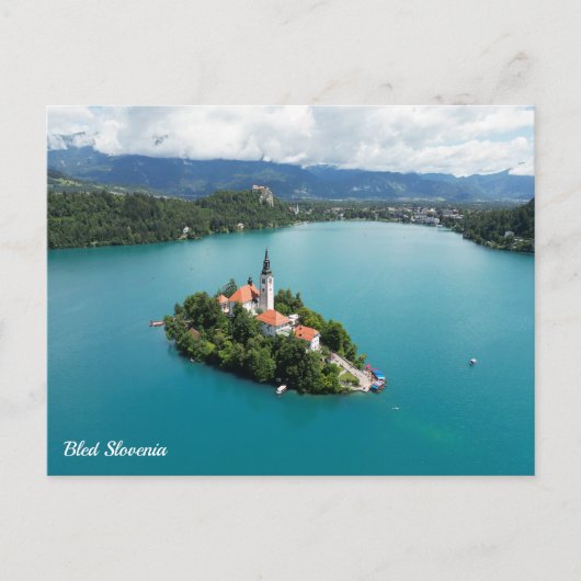 Bled Slovenia シーズンポストカード (正面)