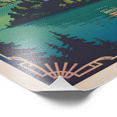 Bled Slovenia vintage フォトプリント (角)