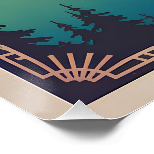 Bled Slovenia vintage ポスター (コーナー)