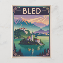 Bled Slovenia vintage ポストカード