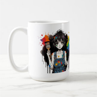 Bleed Colors Crying Artist Girl Manga Anime Creati コーヒーマグカップ