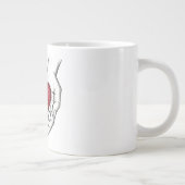 Bleeding Heart Aesthetic Mug ジャンボコーヒーマグカップ (右)