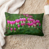 Bleeding Heart flower ランバークッション (ブランケット)