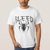 Bleeding Spider Meltdown – Dark Drip Aesthetic Des Tシャツ (正面)