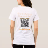 BLEEGRAPHICS ロゴ 女性 トライブレンドTシャツ (裏面)
