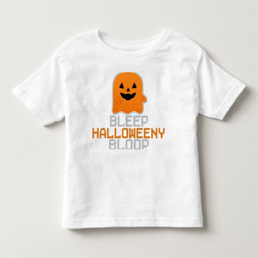 BLEEP HALLOWEENY BLOOP トドラーTシャツ (正面)