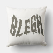 BLEGH おもしろ ヘヴィメタル メタルコア ロック音楽 クッション (裏面)