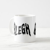 BLEGH おもしろ ヘヴィメタル メタルコア ロック音楽 コーヒーマグカップ (正面左)