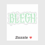 BLEGH おもしろ ヘヴィメタル メタルコア ロック音楽 シール (シート)