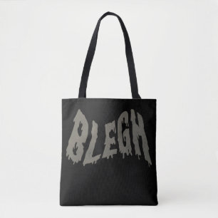 BLEGH おもしろ ヘヴィメタル メタルコア ロック音楽 トートバッグ
