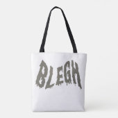 BLEGH おもしろ ヘヴィメタル メタルコア ロック音楽 トートバッグ (裏面)