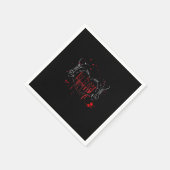 Blegh Breakdown、スケルトンハートハンド、Emoバンド、S スタンダードカクテルナプキン (角)