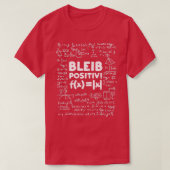 Bleib Positiv数学 Tシャツ (デザイン正面)