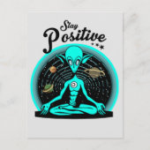 Bleib Positiv Alien ポストカード (正面)